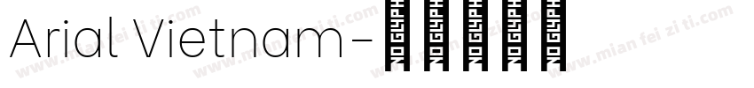 Arial Vietnam字体转换